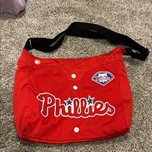 Red Phillies Satchel Bag